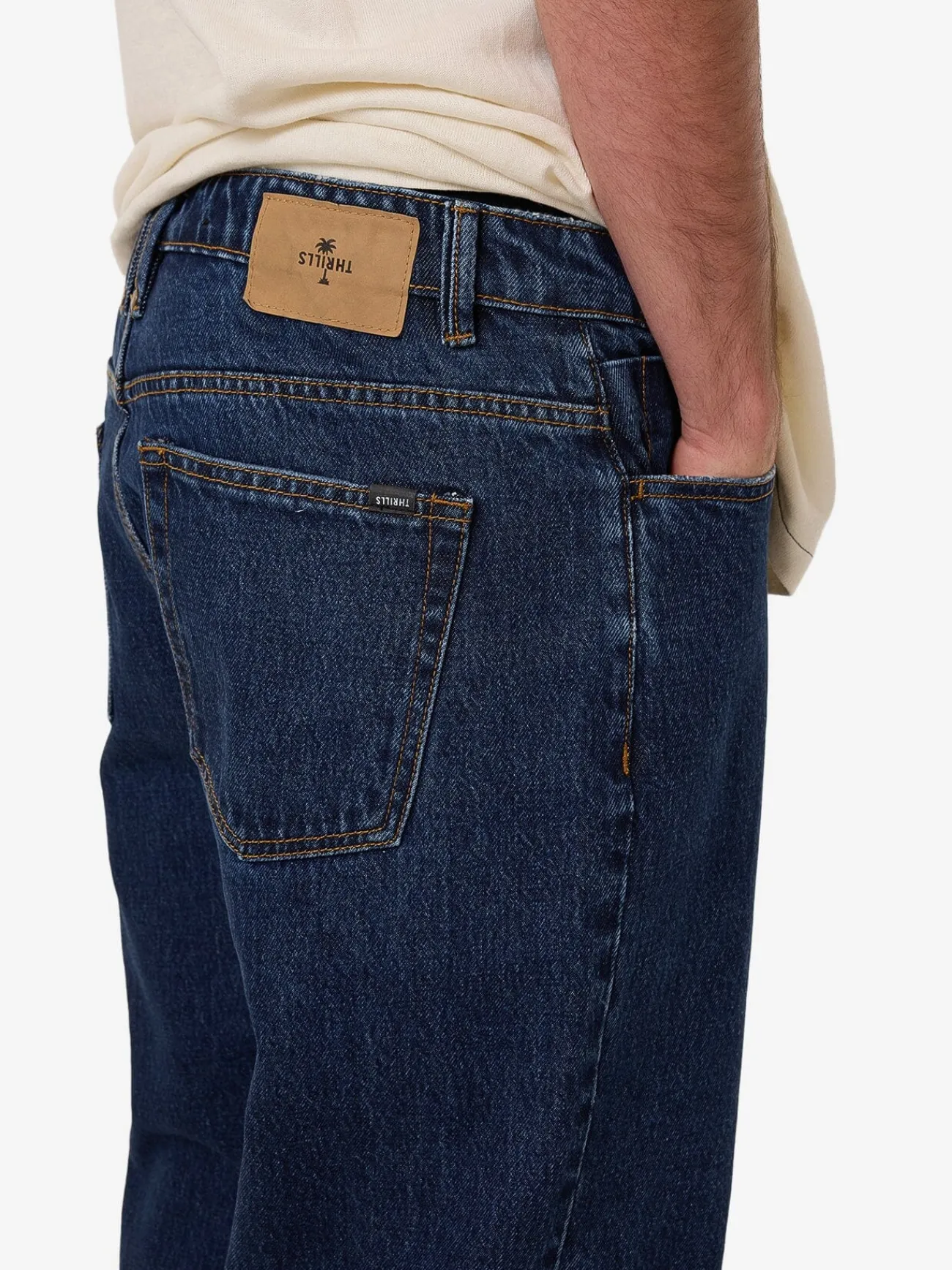 New Thrills Slacker Denim Jean - Rinsed Ink RinsedInk