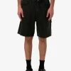 Sale Thrills Slacker Denim Short - Oil Green - Black