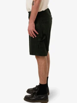 Sale Thrills Slacker Denim Short - Oil Green - Black