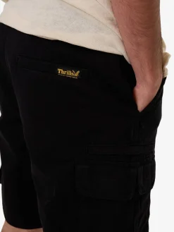 Fashion Thrills Slacker Union Cargo Short - Black
