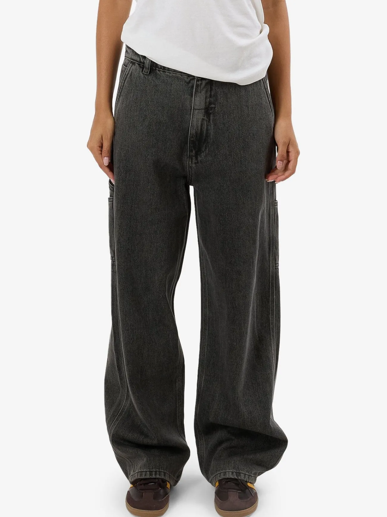 New Thrills Slouch Carpenter Jean - Light Canteen-Black LightCanteen-Black
