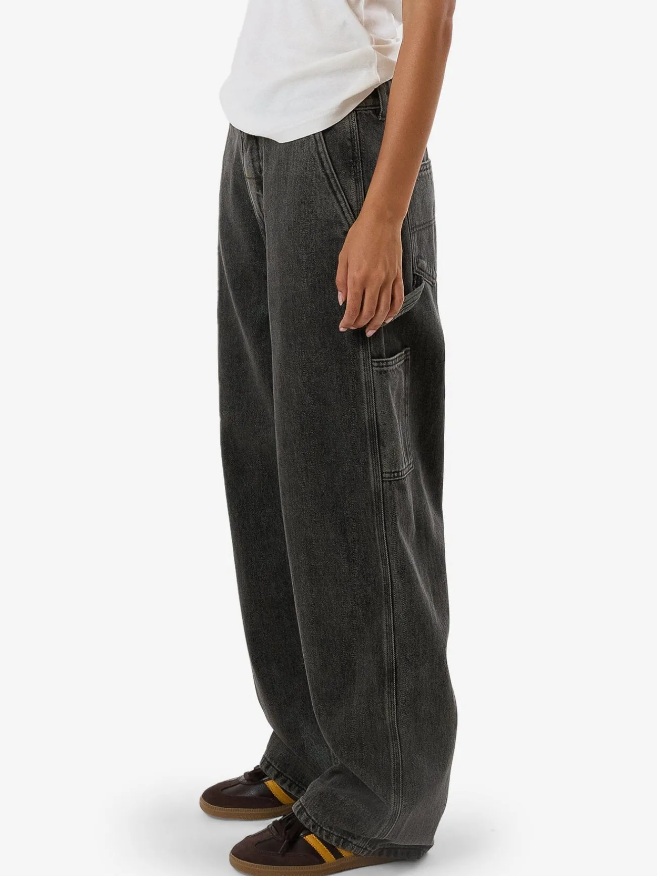 New Thrills Slouch Carpenter Jean - Light Canteen-Black LightCanteen-Black