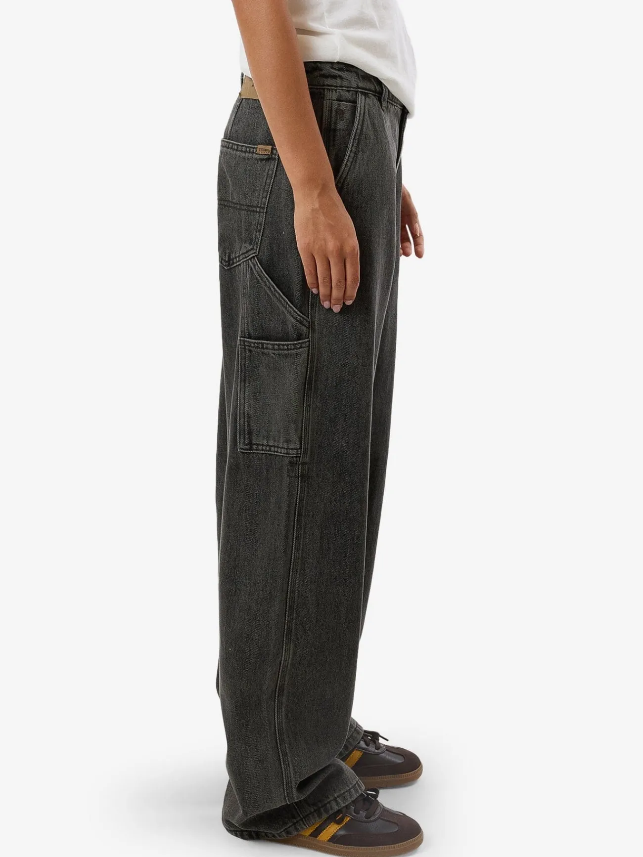 Online Thrills Slouch Carpenter Jean - Light Canteen-Black LightCanteen-Black
