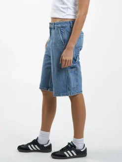 Discount Thrills Slouch Carpenter Short - Vintage Timeworn Blue VintageTimewornBlue