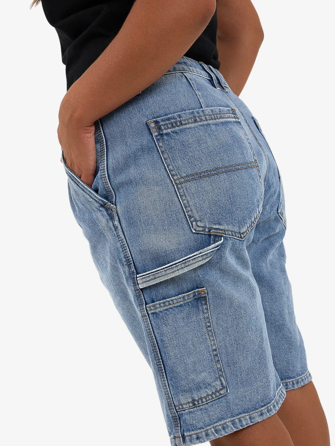 Discount Thrills Slouch Carpenter Short - Vintage Timeworn Blue VintageTimewornBlue