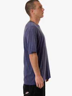 Sale Thrills Society Oversize Fit Tee - Crown Blue Fade CrownBlueFade