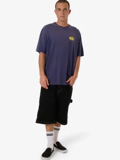 Sale Thrills Society Oversize Fit Tee - Crown Blue Fade CrownBlueFade