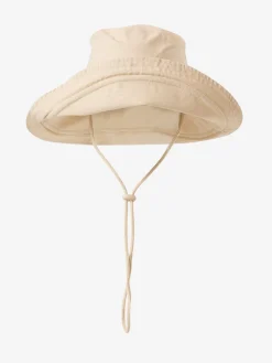 Hot Thrills Sonny Drawstring Bucket Hat - Unbleached