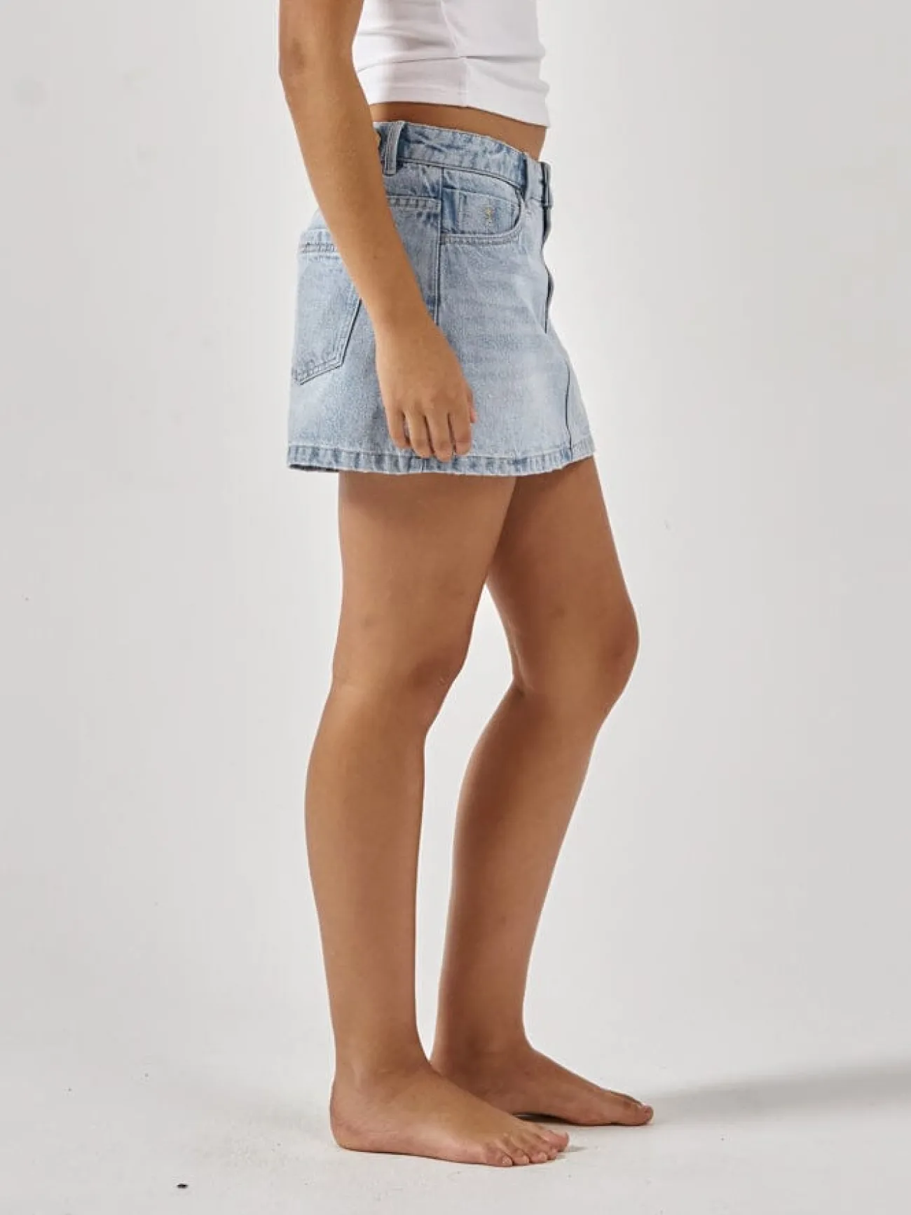 Discount Thrills Sophie Skirt - Ash Blue AshBlue
