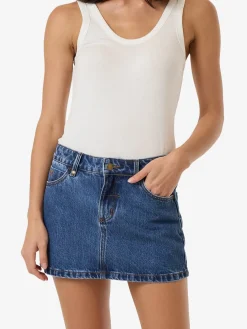 Clearance Thrills Sophie Skirt - Double Rinsed Blues DoubleRinsedBlues