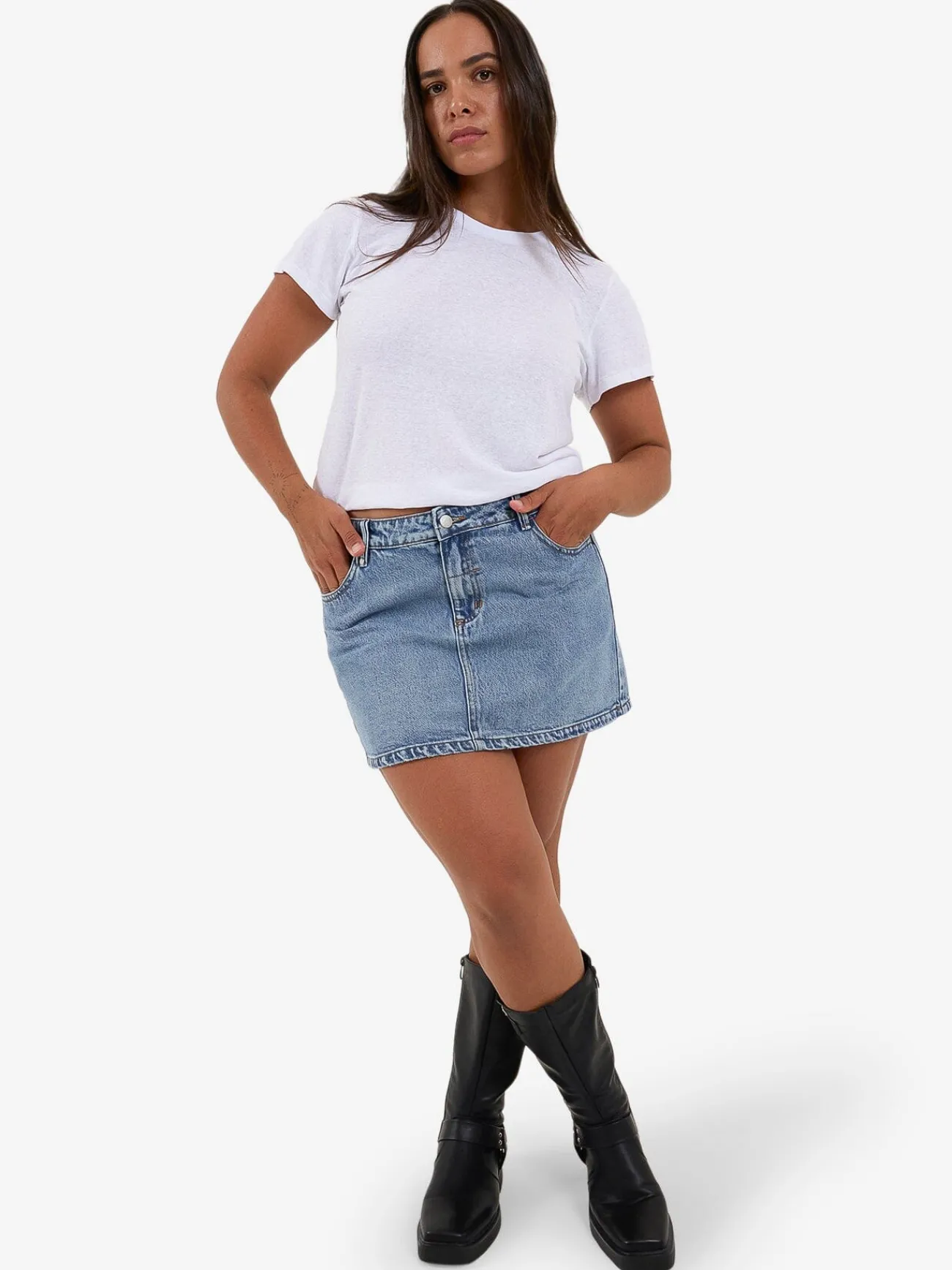 Clearance Thrills Sophie Skirt - Vintage Timeworn Blue VintageTimewornBlue
