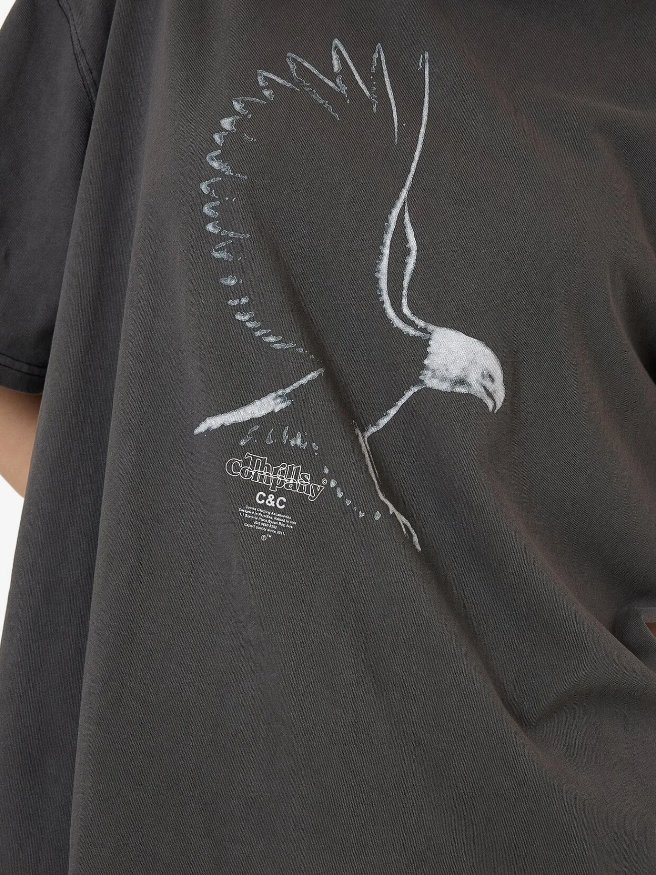 Hot Thrills Speed Metal Oversized Tee - Merch Black MerchBlack