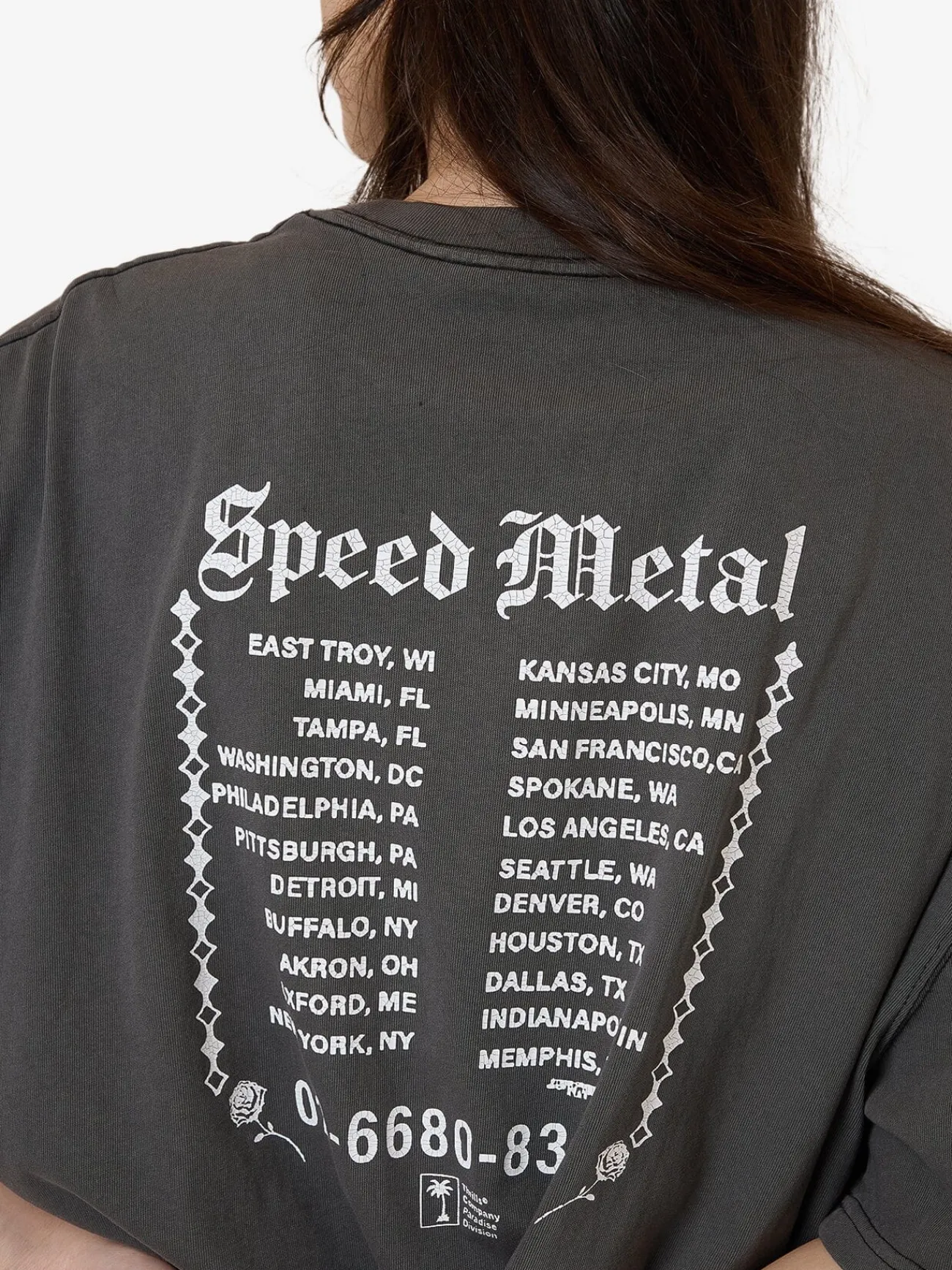 Hot Thrills Speed Metal Oversized Tee - Merch Black MerchBlack