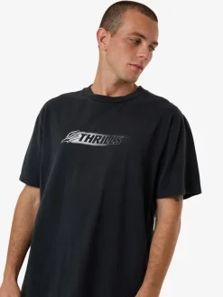 Sale Thrills Speed Of Fury Merch Fit Tee - Twilight Black TwilightBlack
