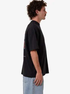 Discount Thrills Still Life Box Fit Oversize Tee - Anthracite