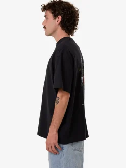 Discount Thrills Still Life Box Fit Oversize Tee - Anthracite