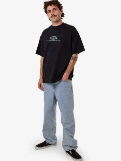 Discount Thrills Still Life Box Fit Oversize Tee - Anthracite