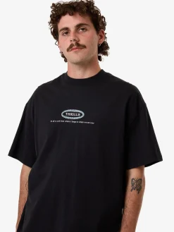Discount Thrills Still Life Box Fit Oversize Tee - Anthracite
