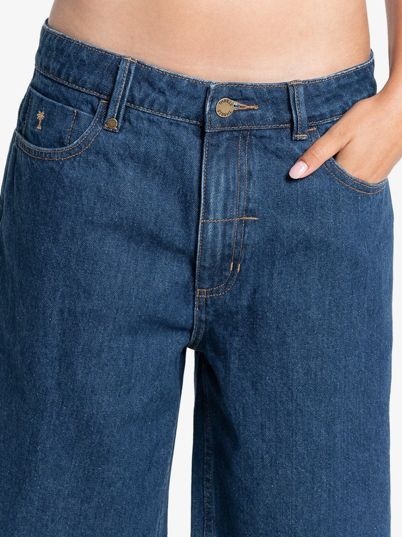 Sale Thrills Syd Short - Double Indigo Rinse DoubleIndigoRinse