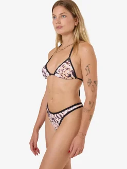 Hot Thrills Sylvie String Bikini Top - Oatmeal
