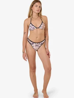 Hot Thrills Sylvie String Bikini Top - Oatmeal