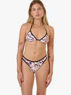 Sale Thrills Sylvie Thong Bikini Bottom - Oatmeal