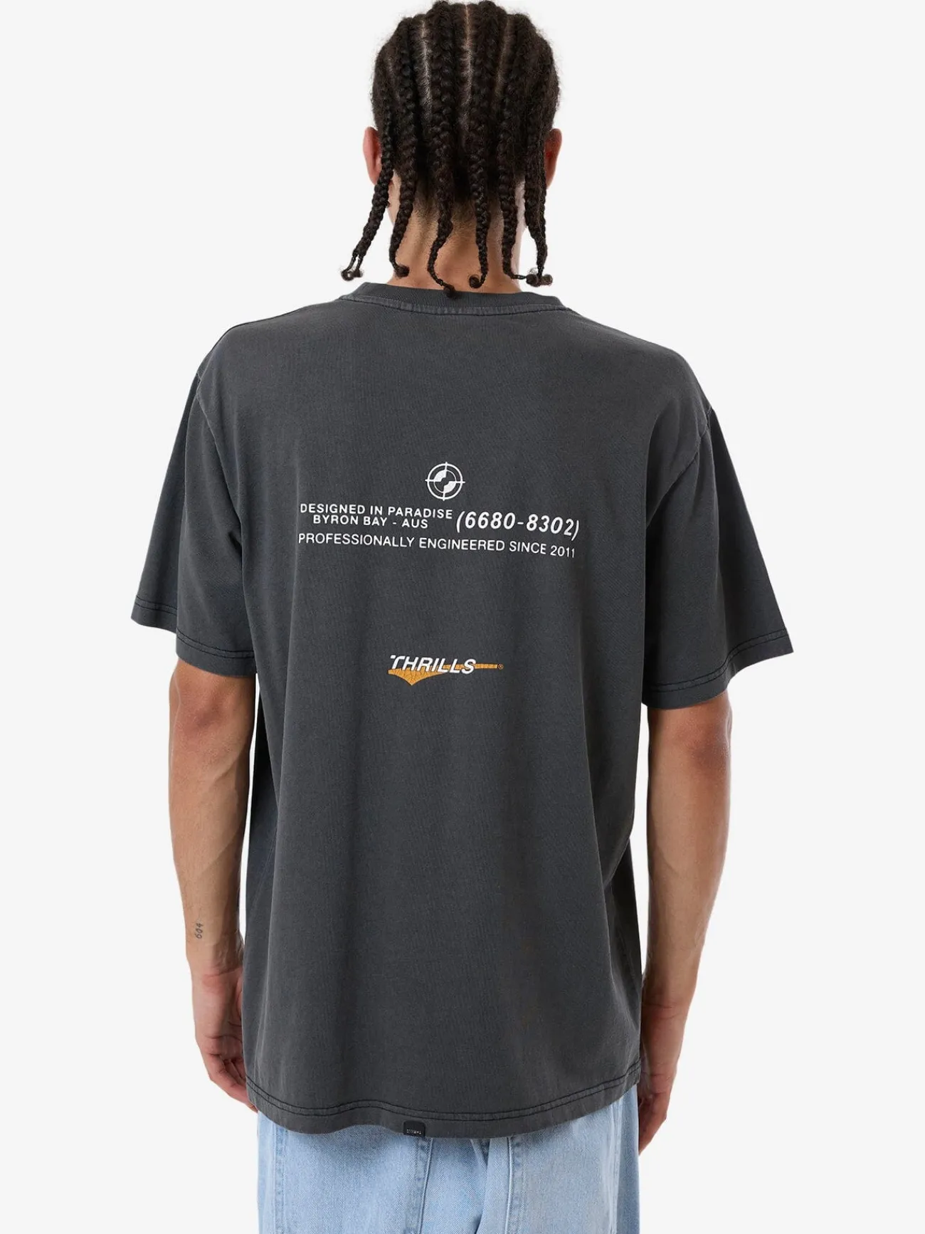 New Thrills Target Eyes Merch Fit Tee - Merch Black MerchBlack
