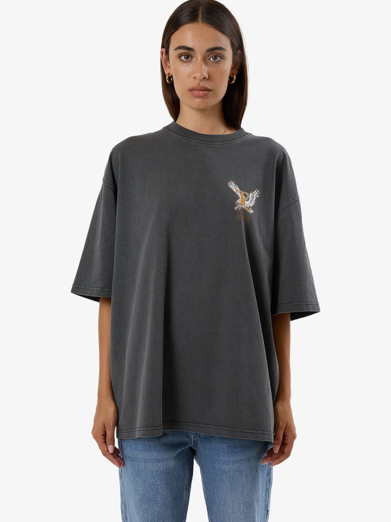New Thrills Target Eyes Oversized Tee - Merch Black MerchBlack