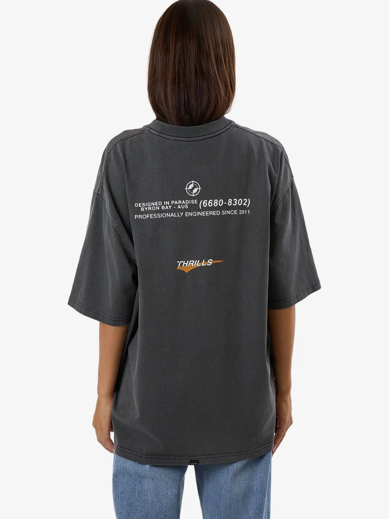New Thrills Target Eyes Oversized Tee - Merch Black MerchBlack