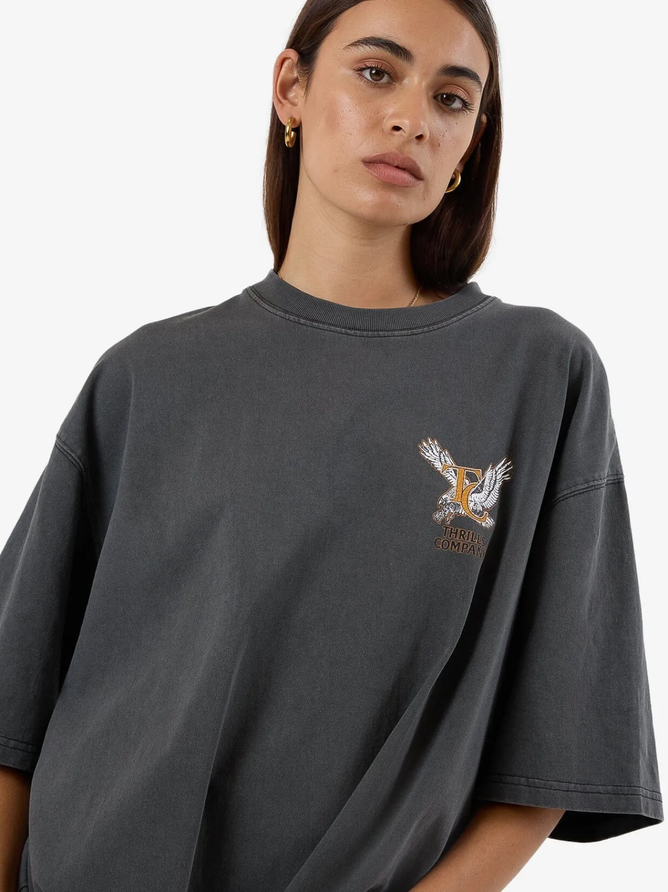 New Thrills Target Eyes Oversized Tee - Merch Black MerchBlack