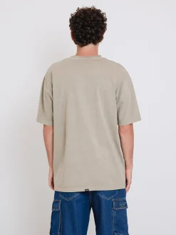 New Thrills Military Oversize Fit Tee - Aluminium