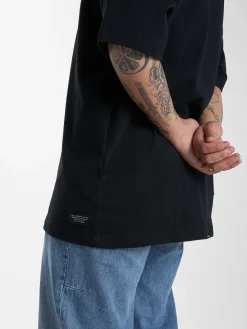 Online Thrills Military Oversize Fit Tee - Black