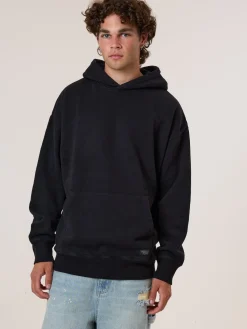 Discount Thrills Military Slouch Pull On Hood - Black