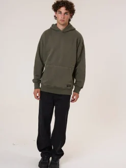 Sale Thrills Military Slouch Pull On Hood - Grape Leaf GrapeLeaf