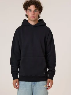 Discount Thrills Military Slouch Pull On Hood - Black