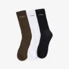 Hot Thrills Minimal 3 Pack Sock - White - Black - Tarmac