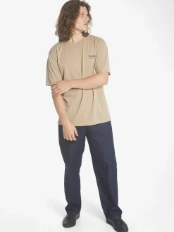 Online Thrills Workwear Oversize Fit Tee - Sand