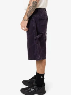 Hot Thrills x Epokhe Big Slacker Denim Short - Black/Purple