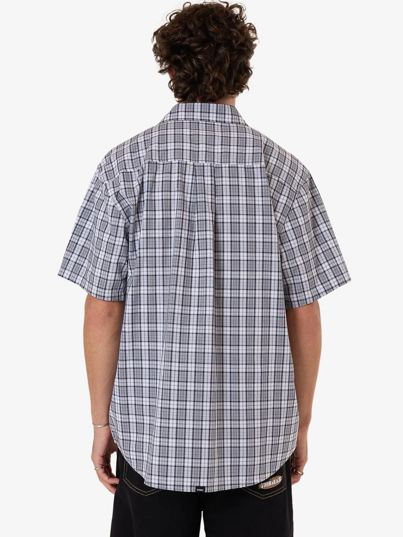 New Thrills Trust In Us Short Sleeve Shirt - White