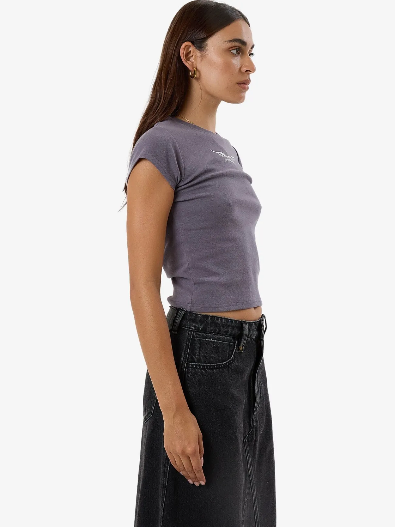 Outlet Thrills Winged Badge Club Tee - Graphite