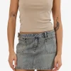 Sale Thrills Wyatt Skirt - Worn Out Blue WornOutBlue